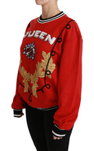 Load image into Gallery viewer, Dolce & Gabbana Radiant Red Sequined Crew Neck Sweater