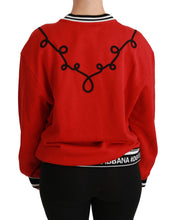 Load image into Gallery viewer, Dolce & Gabbana Radiant Red Sequined Crew Neck Sweater