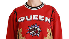 Load image into Gallery viewer, Dolce & Gabbana Radiant Red Sequined Crew Neck Sweater