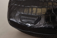Load image into Gallery viewer, Dolce & Gabbana Elegant Caiman Leather Fanny Waist Pouch