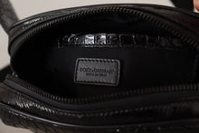 Load image into Gallery viewer, Dolce & Gabbana Elegant Caiman Leather Fanny Waist Pouch