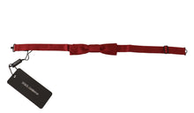 Load image into Gallery viewer, Dolce & Gabbana Elegant Red Silk Bow Tie