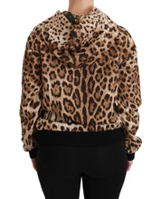 Load image into Gallery viewer, Dolce & Gabbana Elegant Leopard Print Hooded Sweater