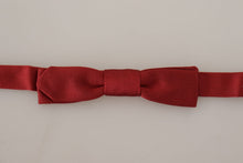 Load image into Gallery viewer, Dolce & Gabbana Elegant Red Silk Bow Tie