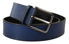 Load image into Gallery viewer, Dolce & Gabbana Elegant Italian Leather Belt in Blue