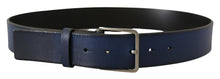 Load image into Gallery viewer, Dolce & Gabbana Elegant Italian Leather Belt in Blue