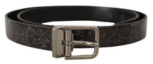 Load image into Gallery viewer, Dolce & Gabbana Sleek Grosgrain Leather Belt with Metal Buckle