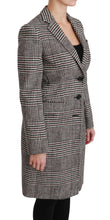 Load image into Gallery viewer, Dolce & Gabbana Elegant Multicolor Checked Knee-Length Jacket Coat
