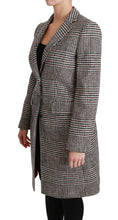 Load image into Gallery viewer, Dolce & Gabbana Elegant Multicolor Checked Knee-Length Jacket Coat