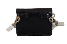 Load image into Gallery viewer, Dolce & Gabbana Blue Exotic Leather Bifold Wallet with Strap