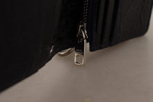 Load image into Gallery viewer, Dolce & Gabbana Blue Exotic Leather Bifold Wallet with Strap