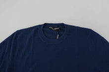 Load image into Gallery viewer, Dolce & Gabbana Elegant Blue Cashmere-Silk Men's Pullover
