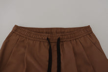 Load image into Gallery viewer, Dolce & Gabbana Brown Cashmere Men Drawstring Jogger Pants