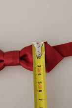 Load image into Gallery viewer, Dolce & Gabbana Elegant Red Silk Bow Tie