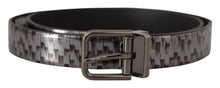 Load image into Gallery viewer, Dolce & Gabbana Sleek Italian Leather Belt in Sophisticated Gray