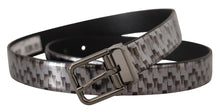 Load image into Gallery viewer, Dolce & Gabbana Sleek Italian Leather Belt in Sophisticated Gray