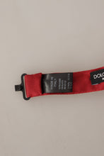 Load image into Gallery viewer, Dolce & Gabbana Elegant Red Silk Bow Tie