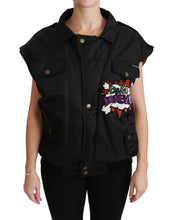 Load image into Gallery viewer, Dolce & Gabbana Elegant Black Bomber Jacket with Detachable Features