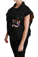 Load image into Gallery viewer, Dolce & Gabbana Elegant Black Bomber Jacket with Detachable Features