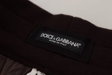 Load image into Gallery viewer, Dolce & Gabbana Brown Solid Men Drawstring Jogger Pants