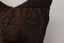 Load image into Gallery viewer, Dolce & Gabbana Brown Solid Men Drawstring Jogger Pants