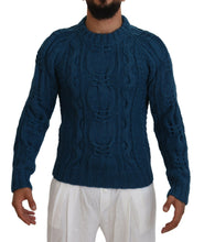 Load image into Gallery viewer, Dolce & Gabbana Elegant Blue Crewneck Sweater