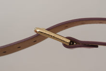 Load image into Gallery viewer, Dolce & Gabbana Elegant Metallic Pink Leather Belt