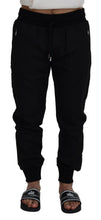 Load image into Gallery viewer, Dolce & Gabbana Black Men Casual Jogger Pants