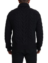 Load image into Gallery viewer, Dolce & Gabbana Elegant Black Wool-Cashmere Pullover Sweater