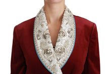 Load image into Gallery viewer, Dolce & Gabbana Opulent Red Baroque Detail Blazer