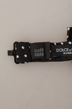 Load image into Gallery viewer, Dolce & Gabbana Elegant Black and White Polka Dot Silk Bow Tie