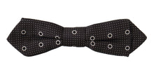 Load image into Gallery viewer, Dolce & Gabbana Polka Dot Silk Bow Tie in Black and White