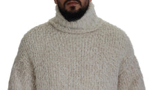 Load image into Gallery viewer, Dolce & Gabbana Elegant Cream Turtleneck Wool Blend Sweater