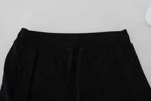 Load image into Gallery viewer, Dolce & Gabbana Black Cotton Men Jogger Pants