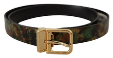 Load image into Gallery viewer, Dolce & Gabbana Elegant Leather Belt with Bronze Buckle