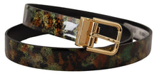 Load image into Gallery viewer, Dolce & Gabbana Elegant Leather Belt with Bronze Buckle