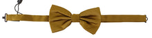 Load image into Gallery viewer, Dolce & Gabbana Elegant Mustard Silk Bow Tie