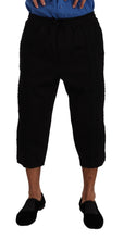 Load image into Gallery viewer, Dolce & Gabbana Elegant Black Cotton Blend Cropped Pants