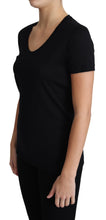 Load image into Gallery viewer, Dolce & Gabbana Elegant Black Wool Round Neck T-Shirt