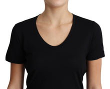 Load image into Gallery viewer, Dolce & Gabbana Elegant Black Wool Round Neck T-Shirt