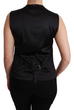 Load image into Gallery viewer, Dolce & Gabbana Elegant Silver Sleeveless Brocade Vest