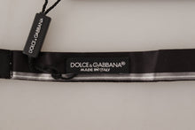 Load image into Gallery viewer, Dolce & Gabbana Elegant Silk Bow Tie in Black and Grey
