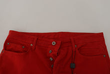 Load image into Gallery viewer, Dolce & Gabbana Chic Red Cotton Denim Pants