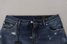 Load image into Gallery viewer, Dolce & Gabbana Chic Tattered Denim Pants for the Modern Man