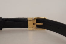 Load image into Gallery viewer, Dolce & Gabbana Elegant Multicolor Leather Belt with Gold Buckle