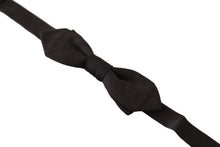 Load image into Gallery viewer, Dolce & Gabbana Elegant Black Silk Bow Tie