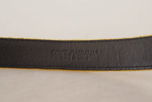 Load image into Gallery viewer, Dolce & Gabbana Elegant Velvet Gold Buckle Women's Belt