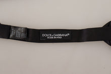 Load image into Gallery viewer, Dolce & Gabbana Elegant Black Silk Bow Tie