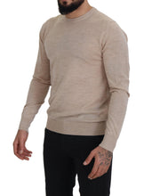 Load image into Gallery viewer, Dolce & Gabbana Elegant Beige Crewneck Wool Sweater