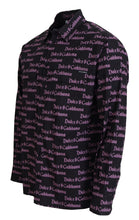 Load image into Gallery viewer, Dolce & Gabbana Elegant Slim Fit Black Dress Shirt
